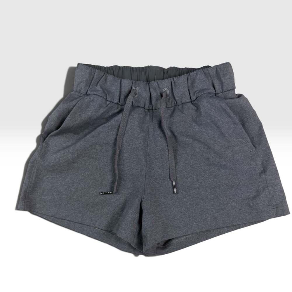 Lululemon on the Fly Shorts In Heather Grey Size 0